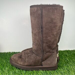 UGG Classic Tall 5815 Dark Brown Mouton - Women's Boots Size 6